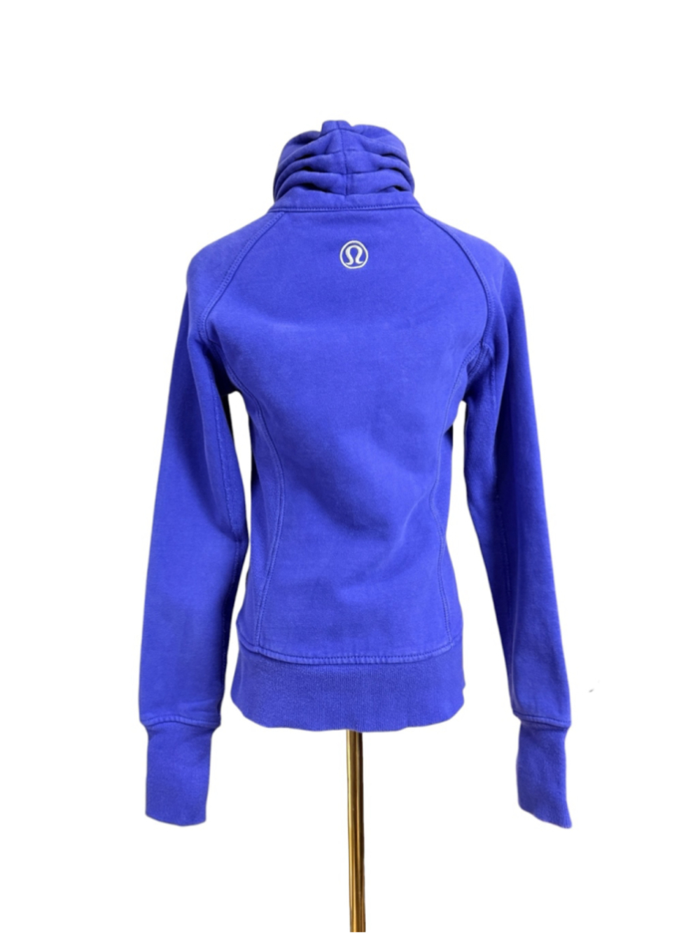 LULULEMON Cuddle Up Blue Jacket Zip-up Athleisure Gym Training Yoga, Sz 6 - Picture 4 of 16